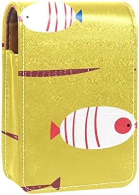 Oryuekan Mini šminker s ogledalom, torbicom za rublje za rublje za košulje u obliku kvačila, crtane okeanske životinjske ribe