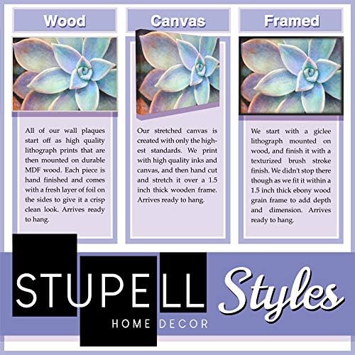 Stupell Industries po lošem danu uvijek postoji zid od platna za ruževe Art, 24 x 24, u više boja