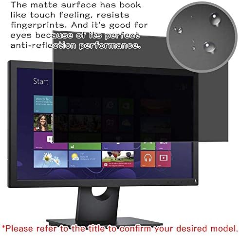Synvy Zaštita ekrana za privatnost, kompatibilna sa HP W2338H 23 monitorom ekrana Anti Spy film Štitnici [ne kaljeno staklo]
