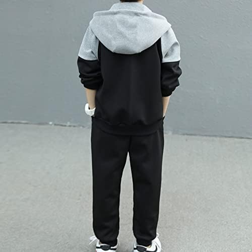 DPOIS dječakova trenerka 2 komada Sport outfit dukserica i dukseri i duge za jogging pantalone postavljaju aktivnu odjeću