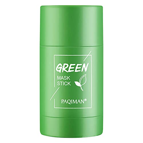 Zeleni čaj maska štap za lice-Poreless Deep Cleanse Mask Stick, mitesera sredstvo za uklanjanje sa ekstraktom zelenog čaja, duboko Pore čišćenje ,hidratantna & amp; Ulje za kontrolu zelene gline maska za sve tipove kože