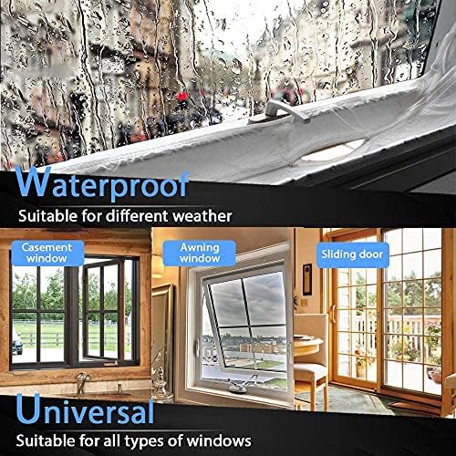 Topown 300cm / 118univerzalna zaptivka za prozore za prenosivi Klima Uređaj i mašinu za sušenje veša, zaptivka za AC jedinicu-lako