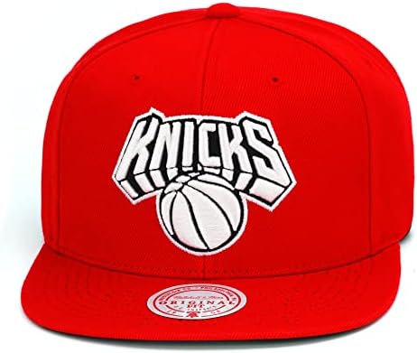 Mitchell & Ness New York Knicks Snapback šešir Podesiva kapa-crvena / bijela / crna / Retro 4 Toro Bravo