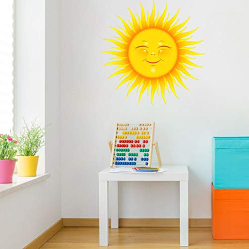 BESPORTBLE naljepnica za dječje sunce uzorak uzorka lica spavaća soba naljepnica za sunčanje naljepnica za piling i štapić za sunčanje