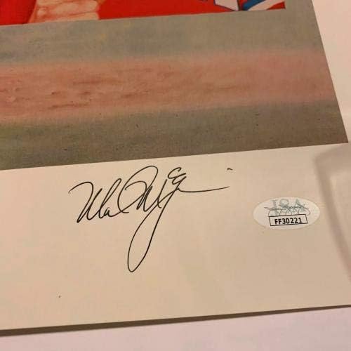 Rijetki Mark McGwire Rookie potpisao je litografkinja iz umjetnika 22x28 sa JSA COA - autogramenom MLB umjetnošću